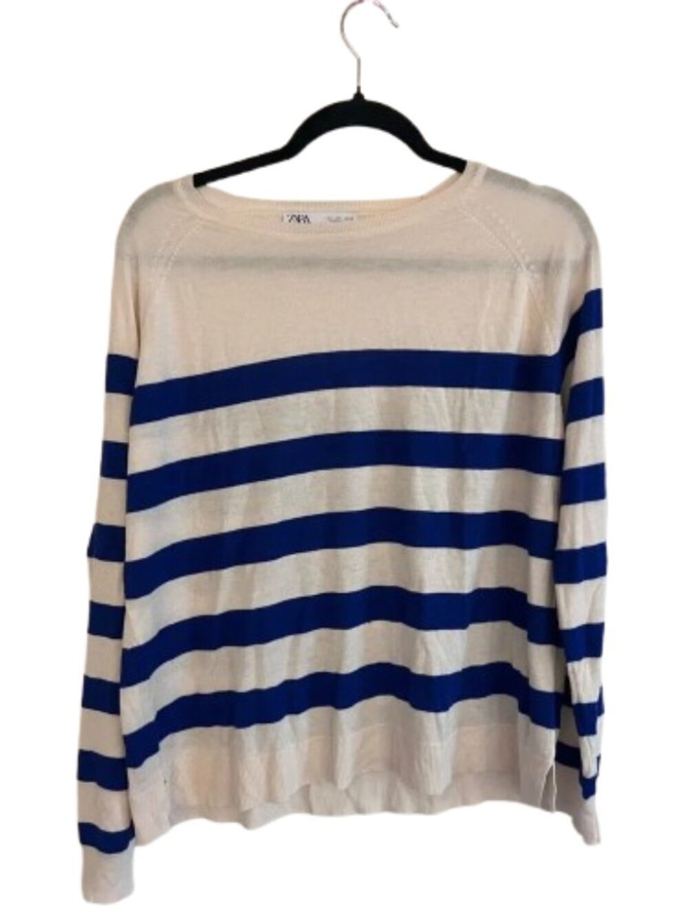 Zara Lightweight Rugby Stripe Sweater Size Large